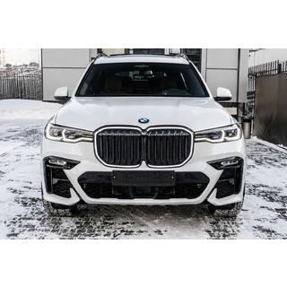 Ніздрі 1 Bar LED (2019-2022, чорний глянцевий) BMW X7 G07 2019- рр. фото 1