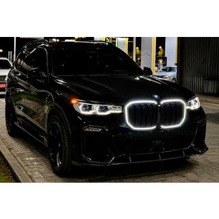 Ніздрі M-Look LED (2019-2022, чорний глянцевий) BMW X7 G07 2019- рр. фото 1