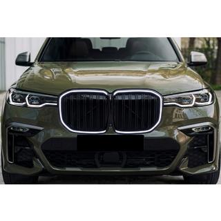 Ніздрі M-Look LED (2019-2022, чорний глянцевий) BMW X7 G07 2019- рр. фото 3