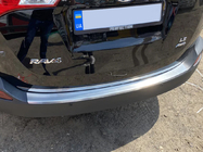 Toyota Rav 4 2013-2018 рр. Кромка багажника OmsaLine (нерж.) (2013-2016) фото 3