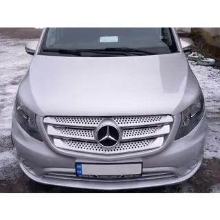 Накладки на решітку 2014-2020 (5 шт, нерж)