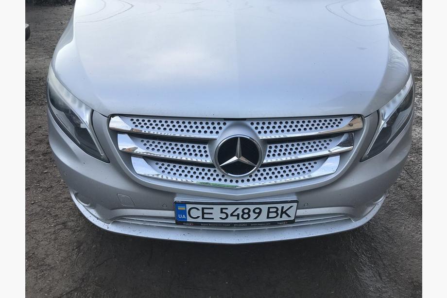 Mercedes Vito/V-class W447 2014- рр. Накладки на решітку 2014-2020 (5 шт, нерж) Carmos - Турецька сталь Фото 7