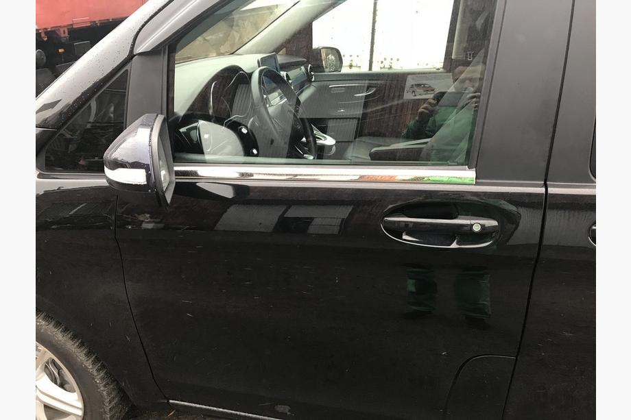 Mercedes Vito/V-class W447 2014- рр. Нижні молдинги стекол (2 шт., нерж) OmsaLine - Італійська нержавійка Фото 4
