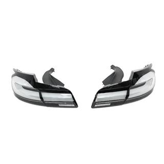 Задні стопи (ліхтарі дизайн Black LCI) BMW 5 серія F10/F11 2010-2016 рр. фото 3