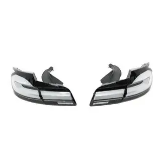 Задні стопи (ліхтарі дизайн Black LCI) BMW 5 серія F10/F11 2010-2016 рр. фото 3
