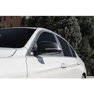 Накладки на дзеркала (2 шт, натуральний карбон) BMW 3 серія F30/F31 2012-2019 рр. фото 3