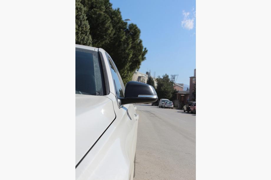 BMW 4 серія F32/F33/F36 2012-2020 рр. Накладки на дзеркала (2 шт, натуральний карбон) Фото 4