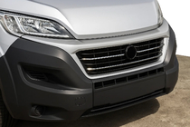 Fiat Ducato 2006-2025 рр. Накладки на решітку радіатора 2014-2022 (3 шт, нерж.) фото 1