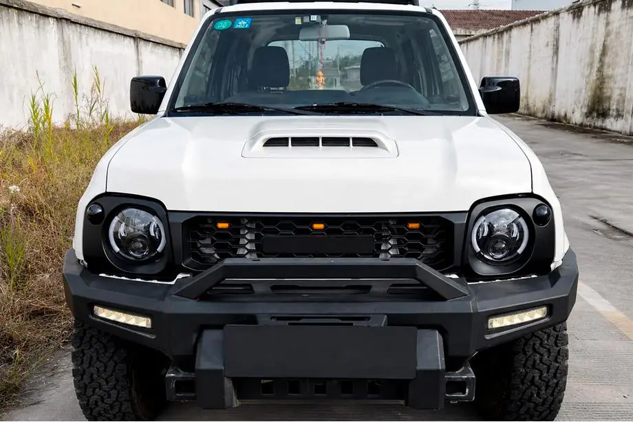Suzuki Jimny 1998-2018 рр. Комплект фар і решітки (OffRoad) Фото 2