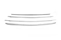 Ford Connect 2014-2021 рр. Накладки на передній бампер і решітку (4 шт, нерж) фото 2