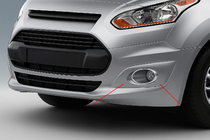 Ford Connect 2014-2021 рр. Накладки на противотуманки (2 шт., нерж) фото 1
