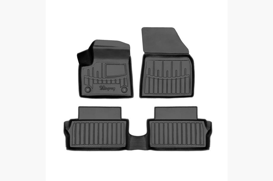 Citroen C3 X/e-C3 2022- рр. Килимки Stingray 3D (Для e-C3, 3 шт) Image