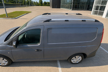 Volkswagen Caddy 2020- рр. Рейлінги хром (турецький дизайн) фото 1
