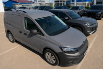 Volkswagen Caddy 2020- рр. Рейлінги чорні (турецький дизайн) фото 4