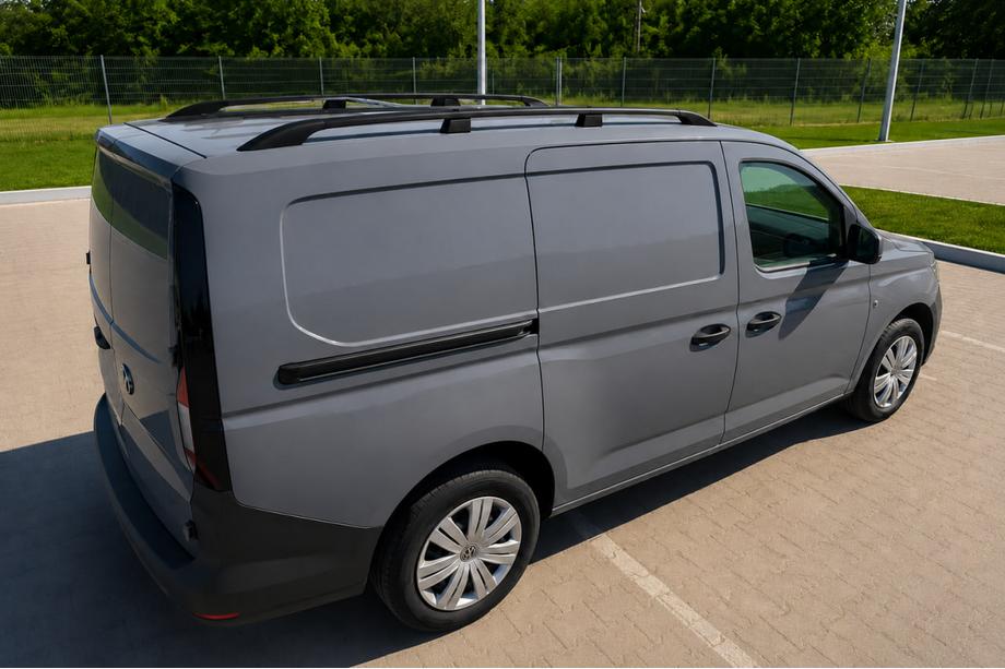 Volkswagen Caddy 2020- рр. Рейлінги чорні (турецький дизайн) Image