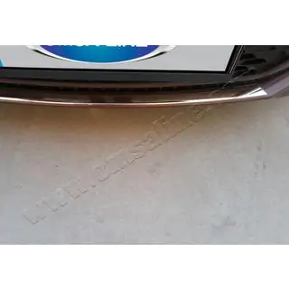 Накладка на решітку бампера 2014-2018 (нерж) Hyundai I-20 2014-2020 рр. фото 4
