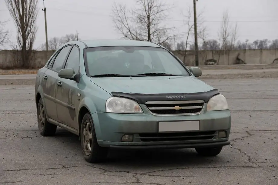 Chevrolet Lacetti 2003-2024 рр. Передній вус ST008 Black (42мм, нерж.) Фото 2