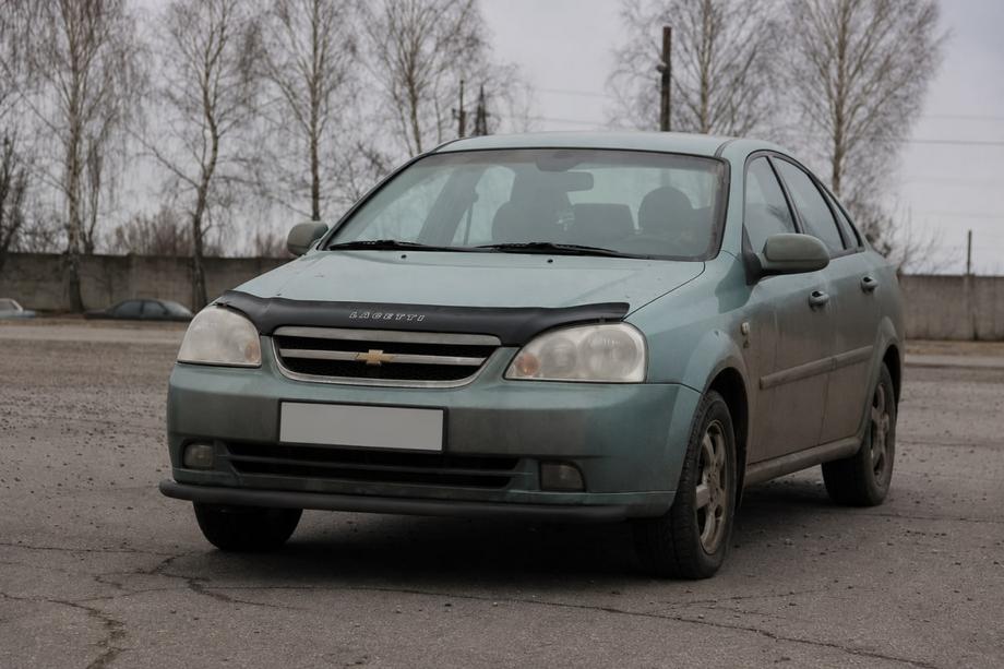 Chevrolet Lacetti 2003-2024 рр. Передній вус ST008 Black (42мм, нерж.) Фото 3