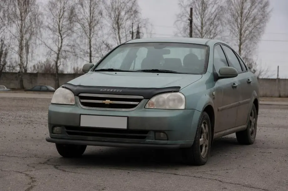 Chevrolet Lacetti 2003-2024 рр. Передній вус ST008 Black (42мм, нерж.) Фото 3