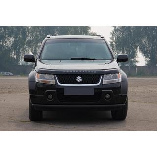 Передній вус ST008 Black (нерж) Suzuki Grand Vitara 2005-2017 рр. фото 2