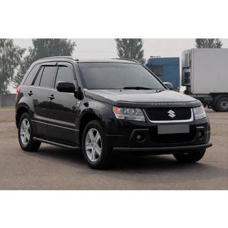 Передній вус ST008 Black (нерж) Suzuki Grand Vitara 2005-2017 рр. фото 3