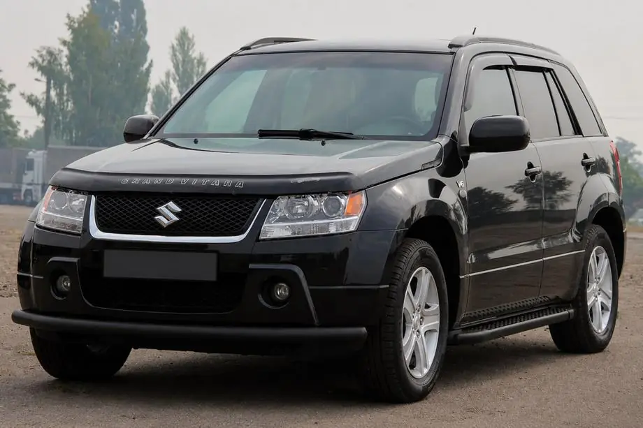 Suzuki Grand Vitara 2005-2017 рр. Передній вус ST008 Black (нерж) Фото 1