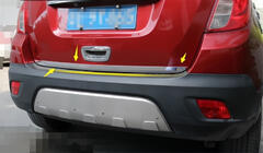 Opel Mokka 2012-2021 рр. Кромка багажника (нерж.) Carmos - Турецька сталь фото 2