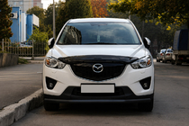 Mazda CX-5 2012-2017 рр. Передній захист ST008 Black (нерж) фото 1