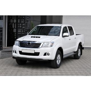Передній захист ST008 Black (нерж.) Toyota Hilux 2006-2015 рр. фото 3