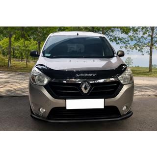 Передній захист ST008 Black (нерж) Dacia Lodgy 2012-2022 рр. фото 1