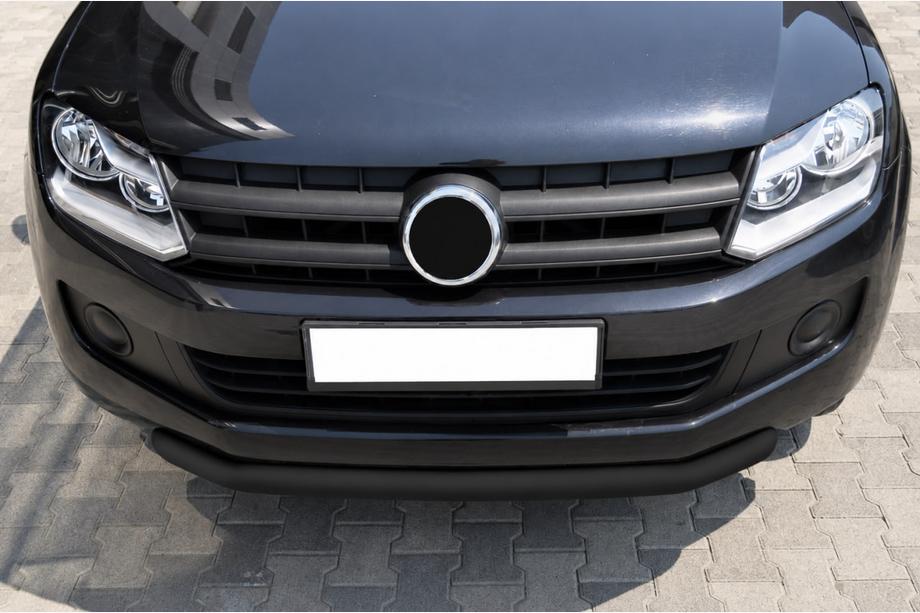 Volkswagen Amarok 2010-2022 рр. Передній захист ST008 Black (нерж) Фото 4