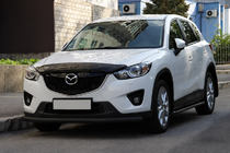 Mazda CX-3 2015- рр. Передній захист ST008 Black (нерж) фото 1