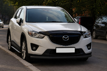 Mazda CX-3 2015- рр. Передній захист ST008 Black (нерж) фото 3