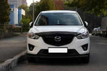 Mazda CX-3 2015- рр. Передній захист ST008 Black (нерж) фото 2