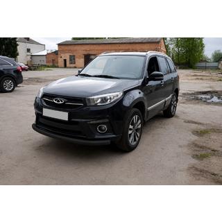 Передній захист ST008 Black (нерж) фото 2