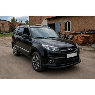 Передній захист ST008 Black (нерж) фото 3