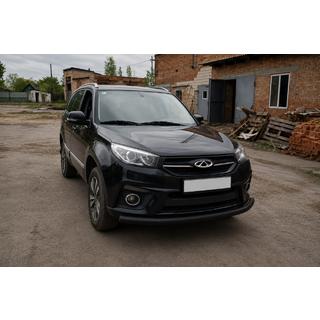 Передній захист ST008 Black (нерж) фото 4