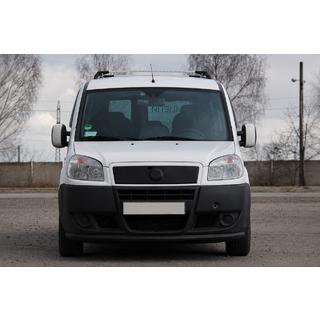 Передній захист ST008 Black (нерж) Fiat Doblo I 2001-2005 рр. фото 2