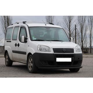 Передній захист ST008 Black (нерж) Fiat Doblo I 2001-2005 рр. фото 3