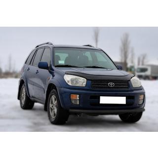 Передній захист ST008 Black (нерж) Toyota Rav 4 2001-2005 рр. фото 2