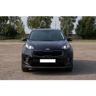Передній захист ST008 Black (нерж) Kia Sportage 2015-2021 рр. фото 3
