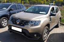 Renault Duster 2008-2017 рр. Передній захист ST012 Black (нерж.) фото 2