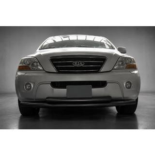 Передній захист ST014 Black (нерж.) Kia Sorento I BL 2002-2009 рр.