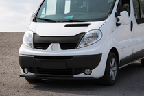 Renault Trafic 2001-2015 рр. Передній захист ST014 Black (нерж.) фото 3