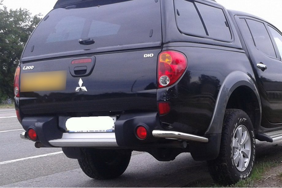 Mitsubishi L200 2006-2015 рр. Задні кути AK003 (2 шт., нерж) Фото 3