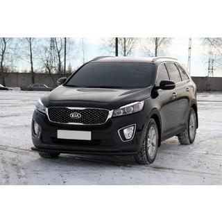 Передній захист ST014 60 / 42мм Black (нерж) фото 2