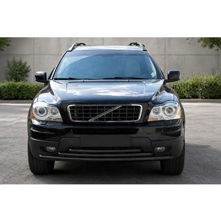Передній захист ST014-2 Black (нерж) Volvo XC90 2002-2014 рр. фото 1