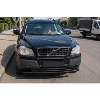Передній захист ST014-2 Black (нерж) Volvo XC90 2002-2014 рр. фото 2