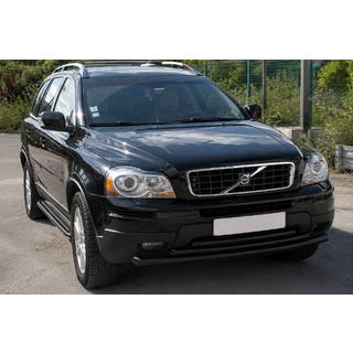 Передній захист ST014-2 Black (нерж) Volvo XC90 2002-2014 рр. фото 3