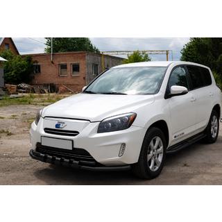 Передній захист ST015 Black (нерж.) Toyota Rav 4 2006-2013 рр. фото 3